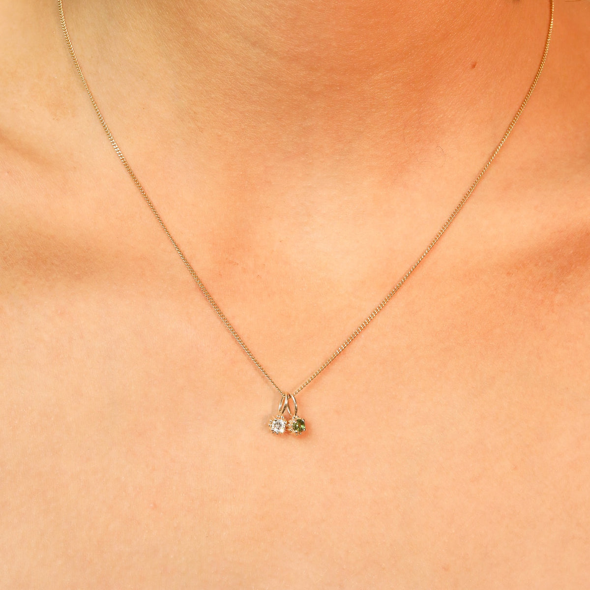 Ally Diamond pendant | 9K