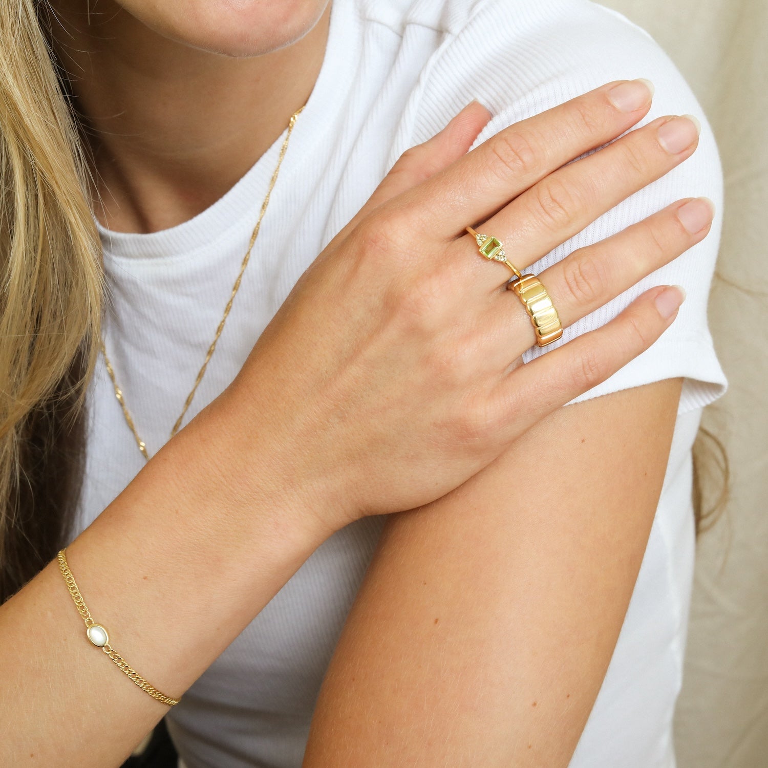 Mother of pearl bracelet